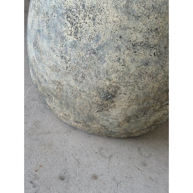 Vintage Monumental Sculptural Figurative Face Vessel Floor Vase For Sale In Naples, FL - Image 6 of 9