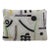Clarence House Velours Klee Beige Modern Abstract Feather/Down Pillow For Sale
