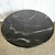 Postmodern Faux Black Marble Swivel Circular Dining Table For Sale - Image 4 of 9