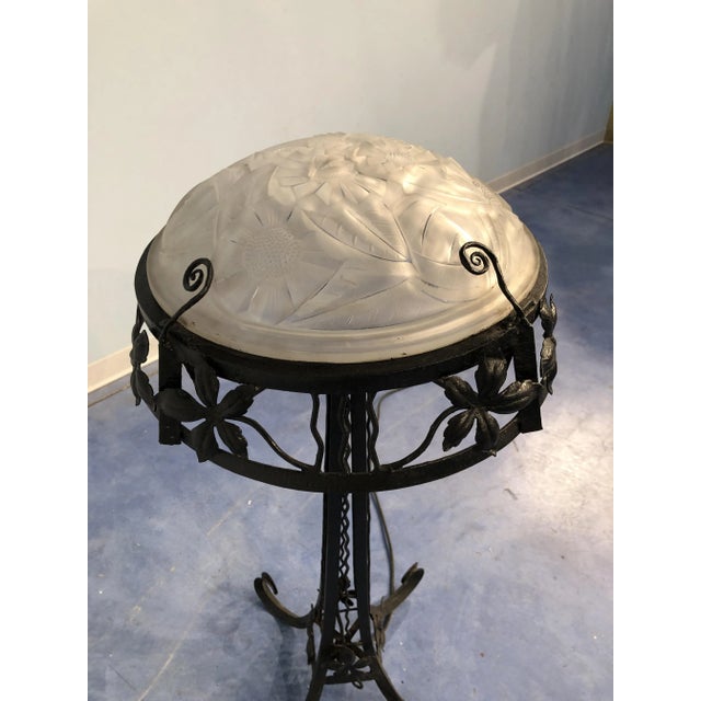 Art Deco French Floor Lamp by David Guéron, 1930s For Sale - Image 10 of 13