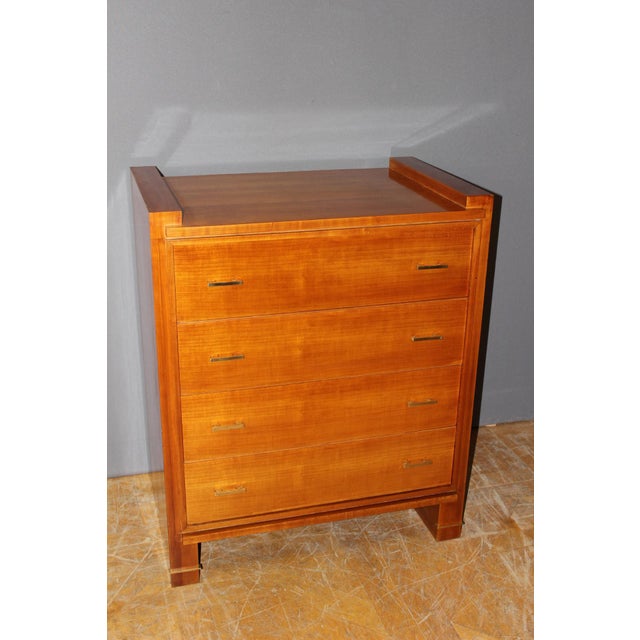 Brown Vintage Commode in Cherry, 1970 For Sale - Image 8 of 13