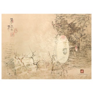 Lebadang Trees Lithograph With Intaglio Etching For Sale