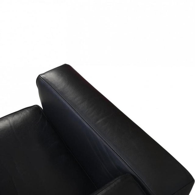 LC2 Three-Seater Sofa in Black Leather from Le Corbusier, 2000s For Sale - Image 13 of 18