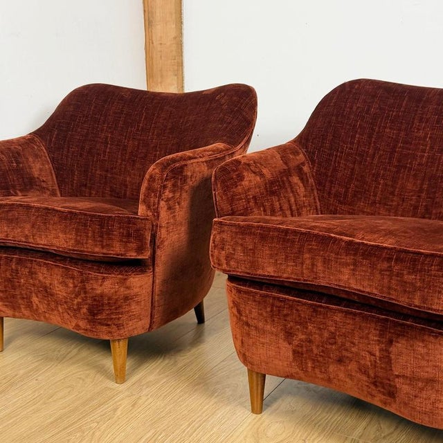 Mid-Century Italian Chairs, 1950s, Set of 2 For Sale - Image 6 of 7