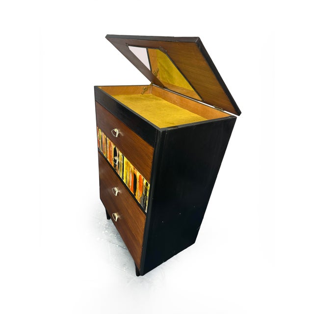 Mid-Century Modern Teak Chest of Drawers, 1950s For Sale - Image 4 of 13