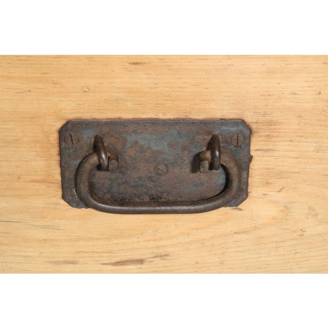 Antique Pine Trunk For Sale - Image 10 of 15