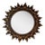 Mid-Century Giltwood Sunburst Mirror With Antiqued Mercury Glass For Sale
