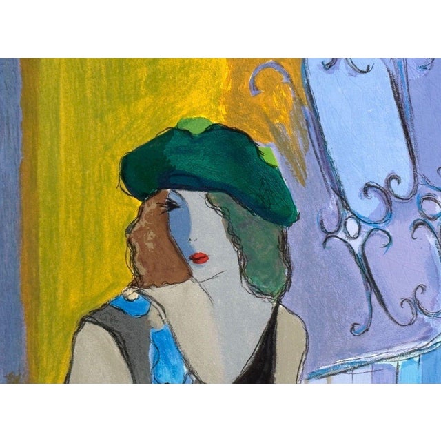 Itzchak Isaac Tarkay, Fauvist, "Cosette" Signed and Numbered Silkscreen, 20th C. For Sale - Image 4 of 11
