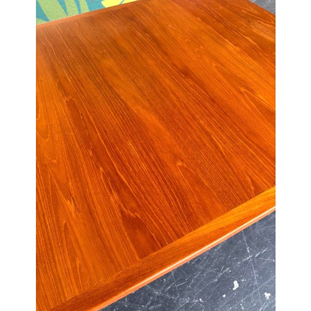 Mid-Century Modern Danish Teak Drawleaf Dining Set For Sale - Image 3 of 16