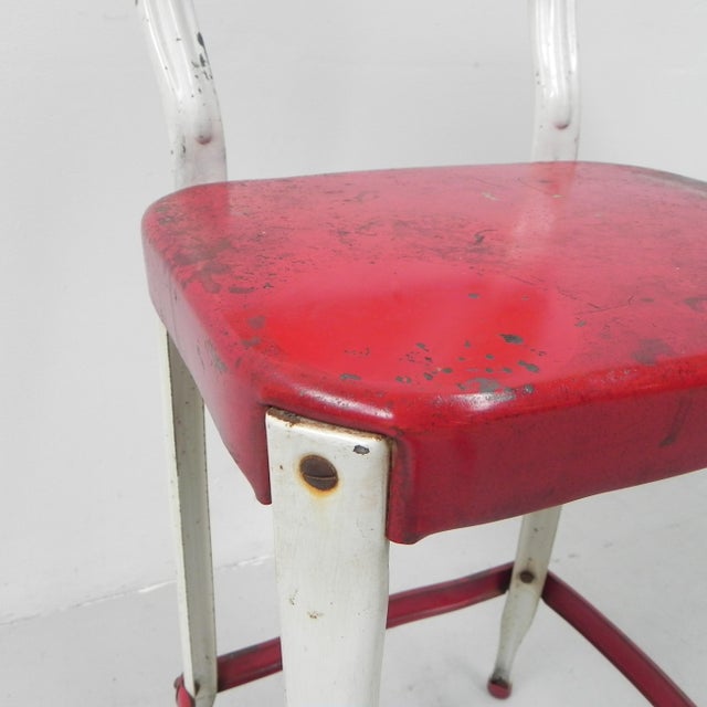 Industrial Cosco Steel Bar Stool, 1950s For Sale - Image 14 of 18