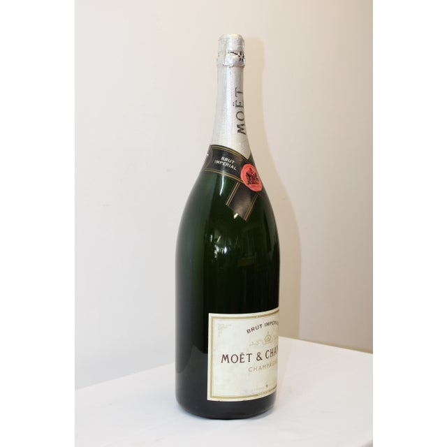 Mid-Century Modern Moet & Chandon Display Champagne Bottle For Sale - Image 3 of 6