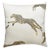 The House of Scalamandré Leaping Cheetah Pillow, Dune For Sale