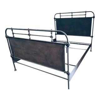 Restoration Hardware Cast Iron Queen Bed For Sale