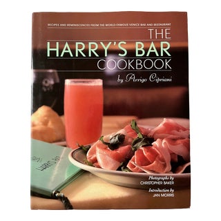 1991 Harry’s Bar Cookbook, by Arrigio Cipriani—-Including a Recipe for the Famous Bellini Cocktail For Sale