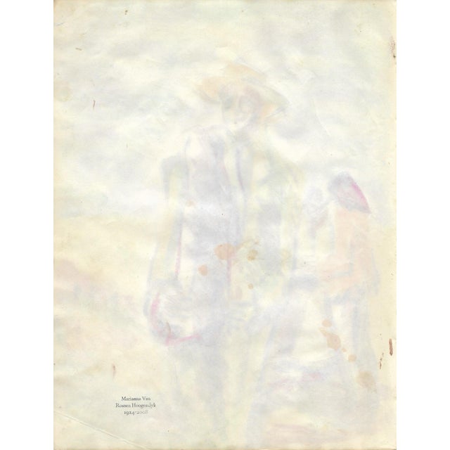 Marianna Van Rossen Hoogendyk Midcentury Mixed Media For Sale - Image 4 of 4