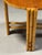 Mid-Century Modern Restored Vintage Rattan Vertically Stacked Circular Drink Side Table With Mahogany Top For Sale - Image 3 of 9