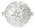 14K White Gold Antique Estate Round Diamond Cocktail Ring, Size 6.25 For Sale