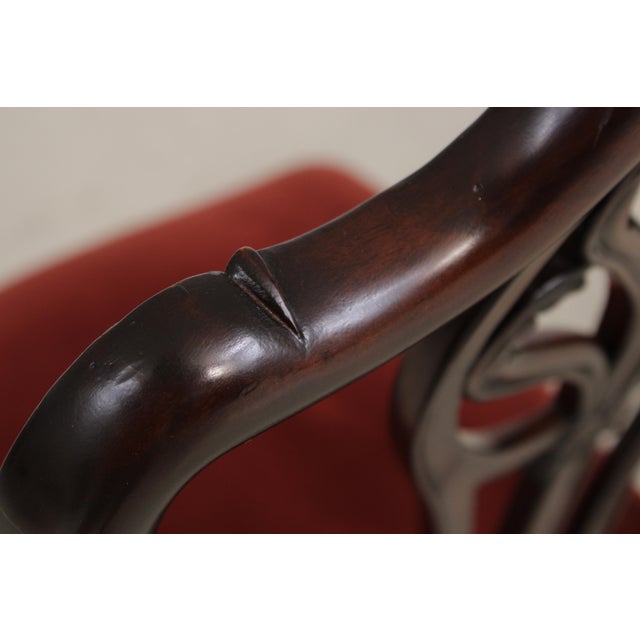 Set of 8 Drexel Mahogany Dining Chairs For Sale - Image 15 of 16