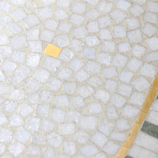 Brown Mosaic Coffee Table by Berthold Müller, Germany, 1960s For Sale - Image 8 of 10