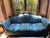 Biedermeier Early 20th Century Austro Hungarian Empire Style Sofa Upholstered in Madeleine Castaign Fabric For Sale - Image 3 of 4