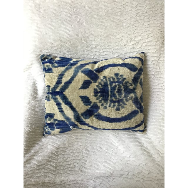Silk Velvet Ikat Pillow Chairish