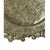 Gold Vintage Ornate Brass Footed Gallery Tray Rococo Floral Scrollwork 11.5" For Sale - Image 8 of 9