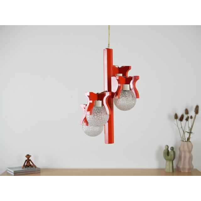 Space Age Pendant Lamp, Italy, 1970s For Sale - Image 3 of 18