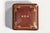 A beautifully refined treasure from the mid-century era, this charming square jewelry box captures the timeless appeal of...