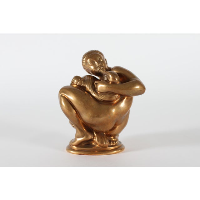Leda and the Swan Bronze Figurine by Kai Nielsen for L. Rasmussen, 1950s For Sale - Image 10 of 10