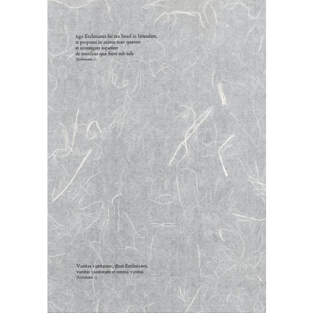 Salvador Dalí 1968 Salvador Dalí Biblia Sacra Lithograph "Vanitas Vanitatum" (Vanity of Vanities) For Sale - Image 4 of 10