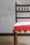 20th Century Wooden Chairs with Striped Seats, 1950s, Set of 6 For Sale - Image 3 of 6