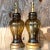 1980s Vintage Boho Smoked Glass Ginger Jar Lamps - a Pair For Sale - Image 5 of 8