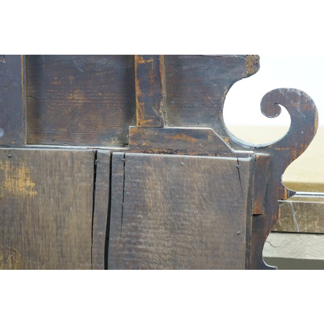 Antique Mahogany Federal Chippendale Gilt Eagle Acanthus Wall Vanity Mirror For Sale - Image 16 of 17