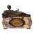 Vintage Marble & Bronze Art Deco Stye Clock For Sale