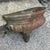 Neoclassical Late 20th Century Neoclassical Cast Iron Half Round Wall Fountain Bowl Lavabo Garden Planter Pot For Sale - Image 3 of 13