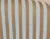 Tan Vintage English Open Wooden Arm Chair in Stripped Tan and Light Blue Upholstery For Sale - Image 8 of 8