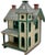 American Nice Antique American Hand Made & Painted Wood Folk Art Victorian Style Birdhouse - 18 Inches Tall - Circa Early 1900s For Sale - Image 3 of 18