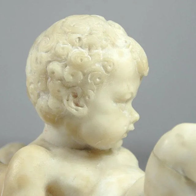 19th Century Italian Alabaster Cherub For Sale - Image 4 of 13