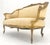 c1920s French Louis XV Gold Gilt Wood Loveseat Sofa For Sale - Image 9 of 12