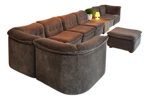 Vintage Modular Sofa, 1970s, Set of 8