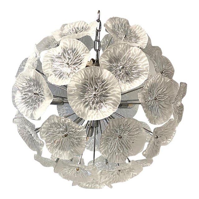 Italian Floral Murano Glass Sputnik Chandelier by Simoeng For Sale - Image 12 of 12