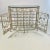 Vintage Maitland-Smith Hollywood Regency Silver Leaf Wine Rack Console Table - 30 Wells, Demi-Lune Design, Attributed For Sale - Image 10 of 16