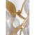 Julie Neill for Visual Comfort Signature Caselli 15" Sconce in Gild with Gold Fleck Glass For Sale - Image 9 of 11