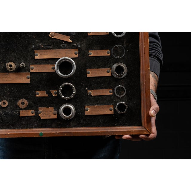 Early 20th Century Columbia Bicycles Framed Parts Salesman Display, C. 1920s For Sale - Image 5 of 11