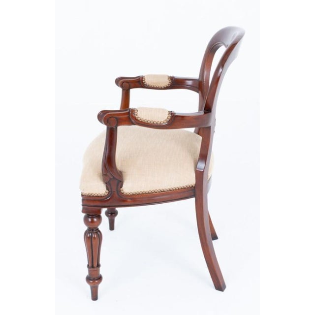 Victorian Balloon Back Dining Chairs, 1890s, Set of 8 For Sale - Image 6 of 7