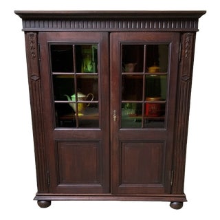 Antique Art Nouveau Display Cabinet, 1910 For Sale