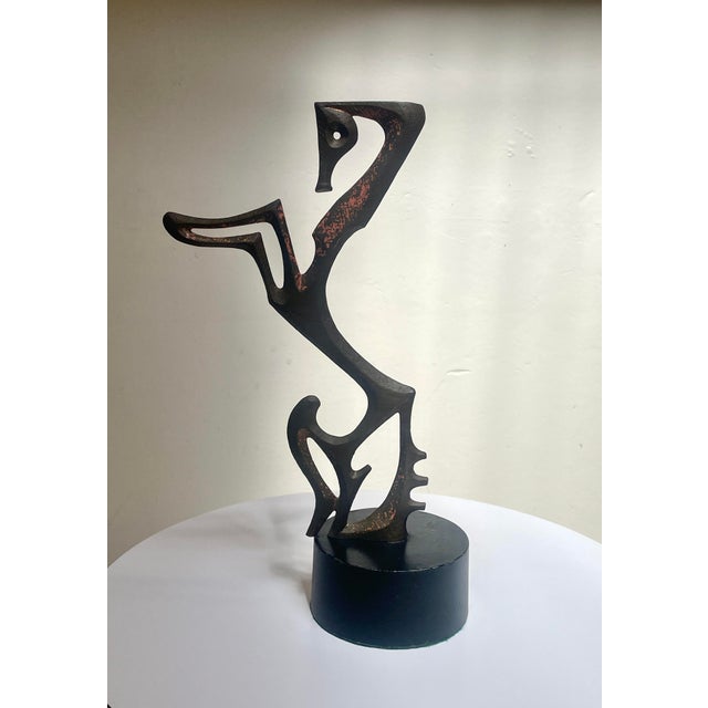 Frederic Weinberg 1960s Brass Patinated Horse Sculpture Attributed to Frederic Weinberg For Sale - Image 4 of 6