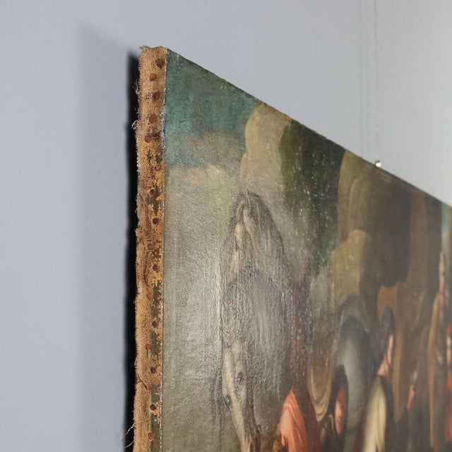 The Baptism of the Eunuch, Oil on Canvas For Sale - Image 12 of 14