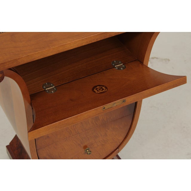 Pair Napoleonic Italian Walnut Nightstands For Sale In Philadelphia - Image 6 of 18
