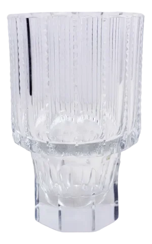 Crystal Art Deco Style Vase, 1970